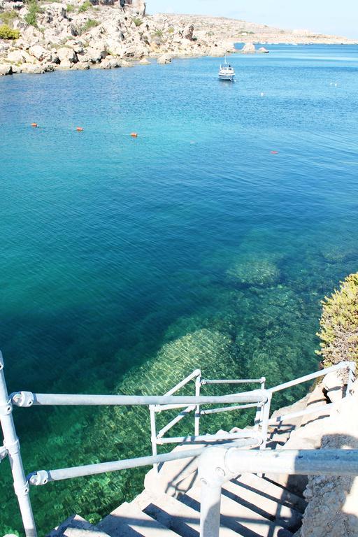 Bayview 2 Bedroom Seaview Apartment With Large Terrace With Panoramic Views - By Getawaysmalta San Pawl il-Baħar Kültér fotó